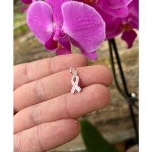 Sterling Silver Cancer Awareness Charm